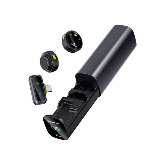 Dual wireless lavalier microphone for live streaming and mobile video