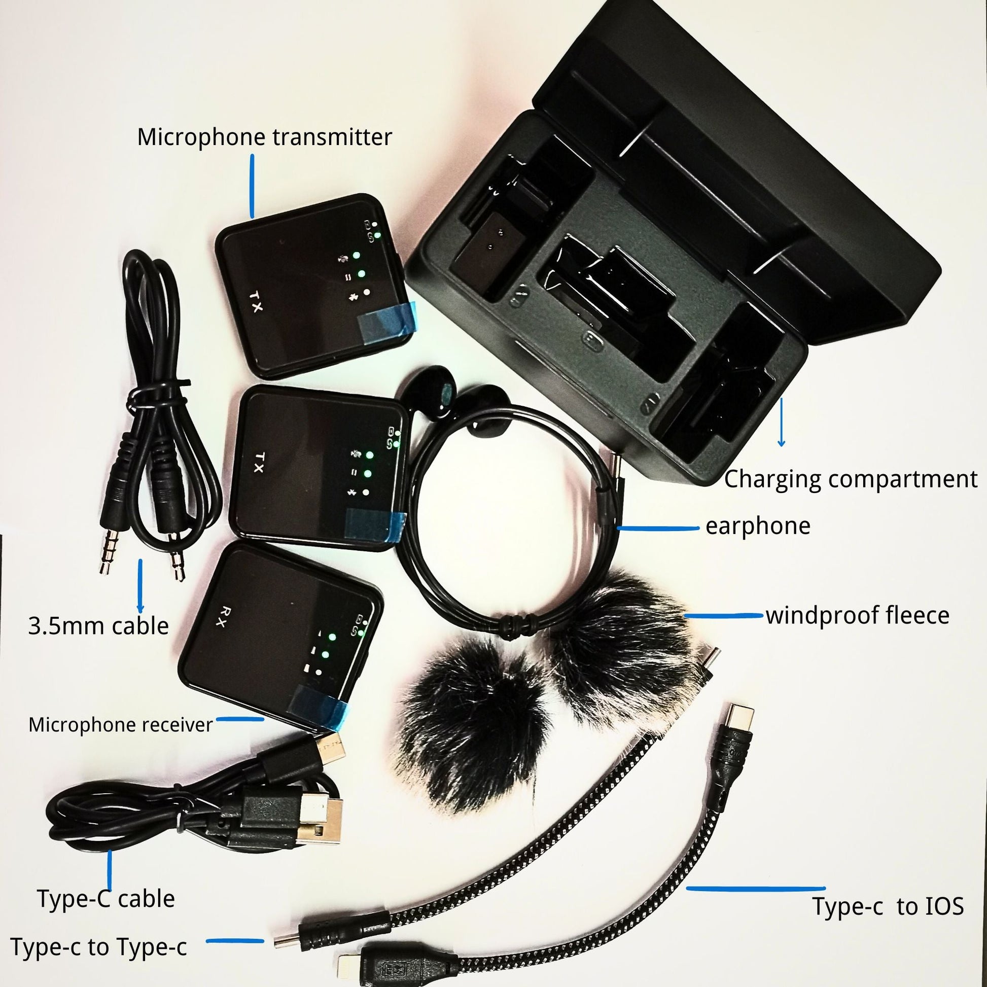High - quality wireless lavalier microphone for filmmakers SX63 - Omnigift