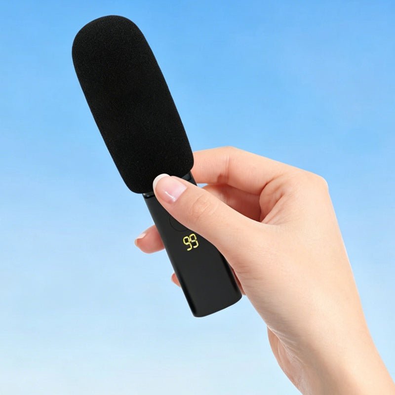 J68 Dual - Mode Wireless Lavalier & Interview Microphone | Clip - On or Handheld Mic with 50m Range - Omnigift