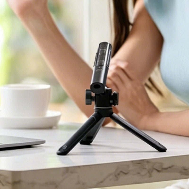 J68 Dual - Mode Wireless Lavalier & Interview Microphone | Clip - On or Handheld Mic with 50m Range - Omnigift