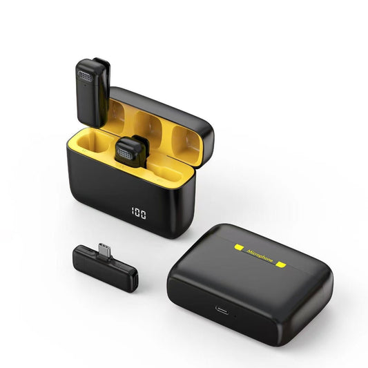 K6 Clip - On Wireless Microphone Set – Plug and Play, Dual Mic Support, with 20–30m Stable Wireless Range - Omnigift