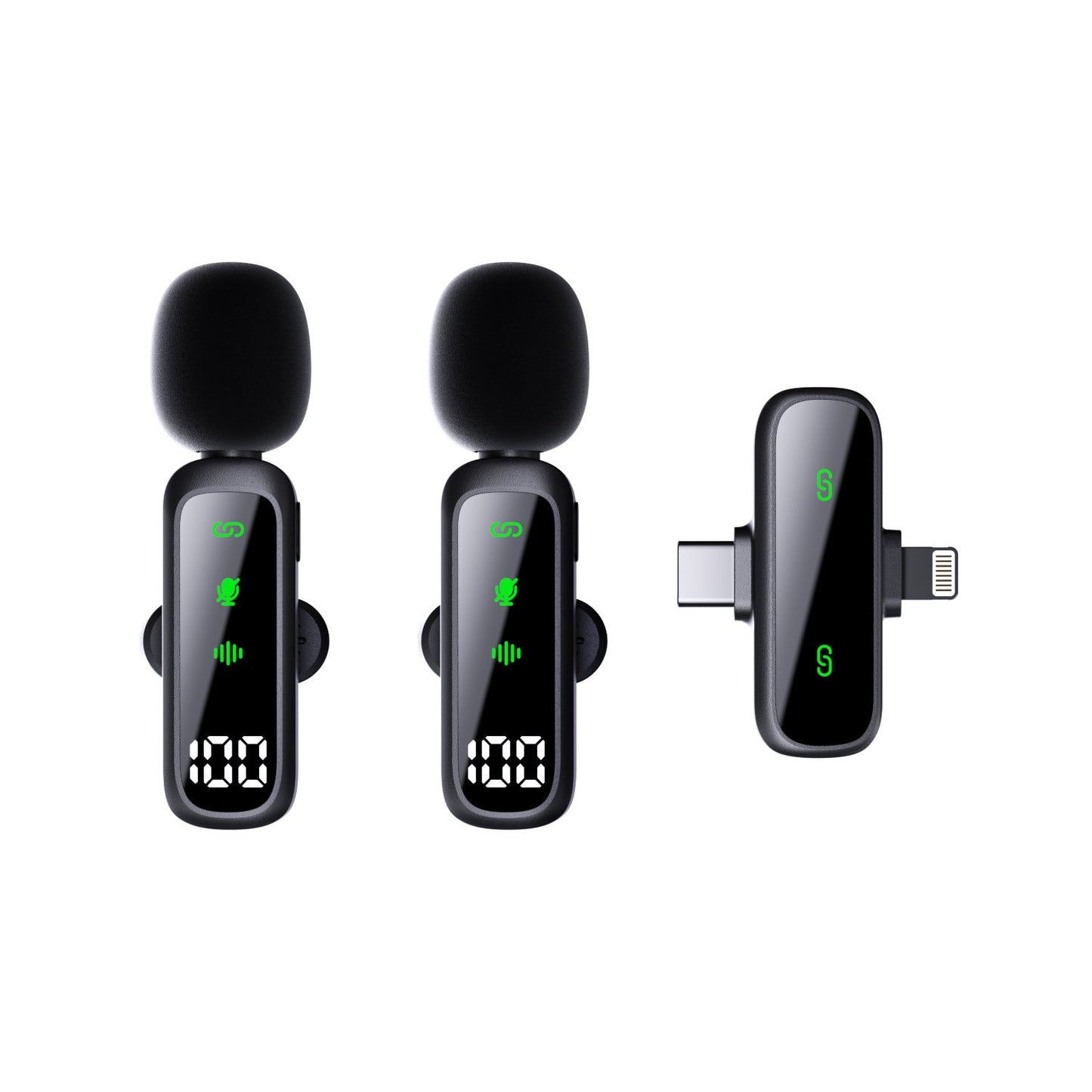 Dual microphone system for balanced audio recording