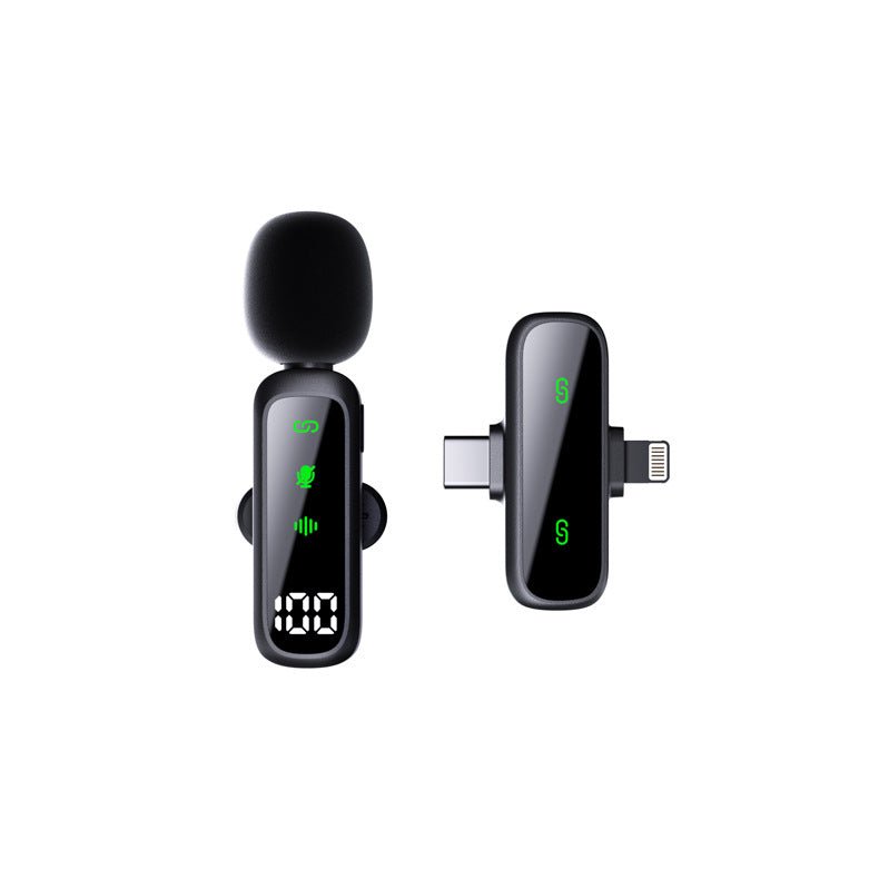 Wireless lavalier microphone for interviews and live streaming