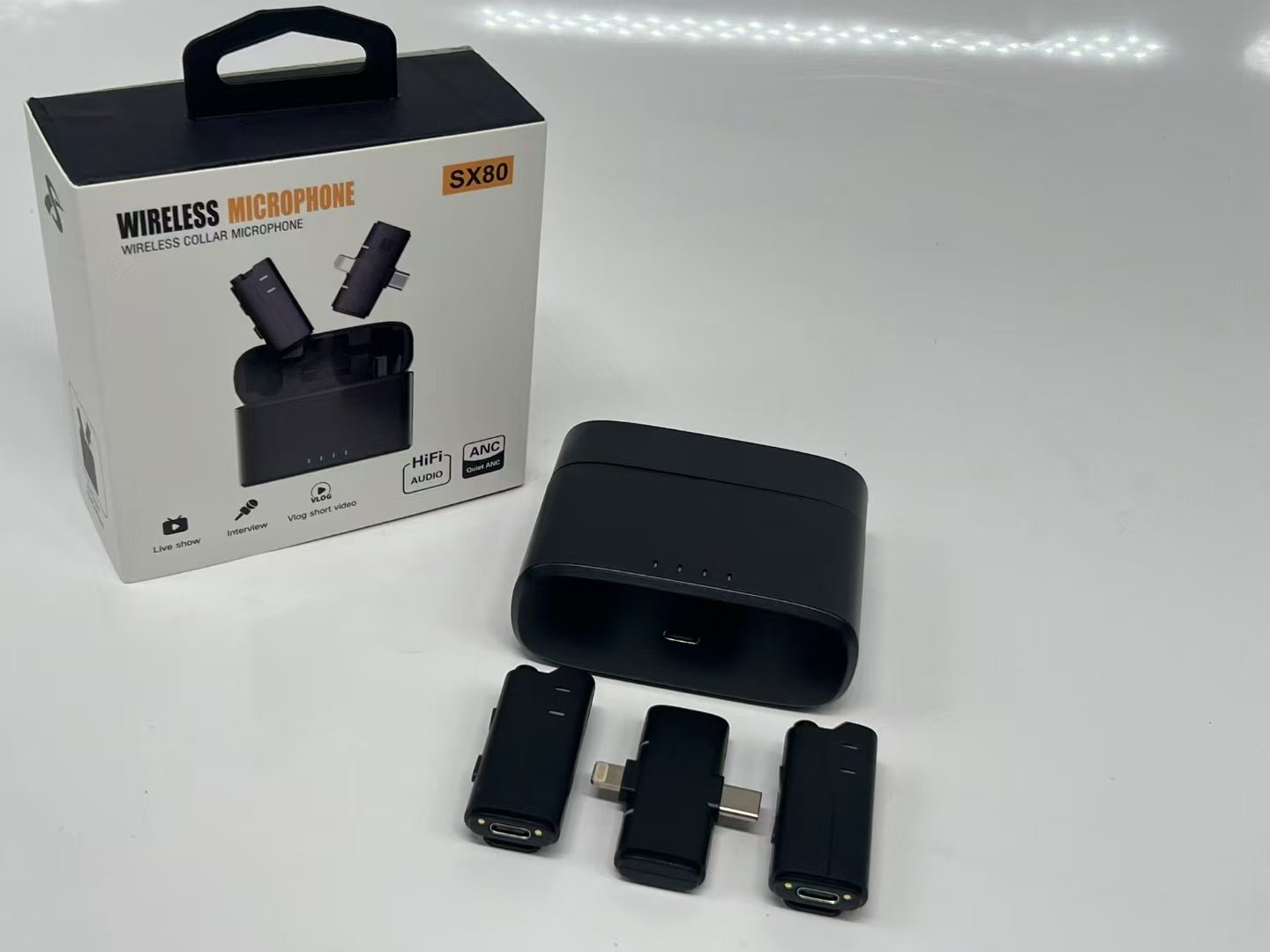 Top wireless lapel microphone for vlogging SX80 - Omnigift
