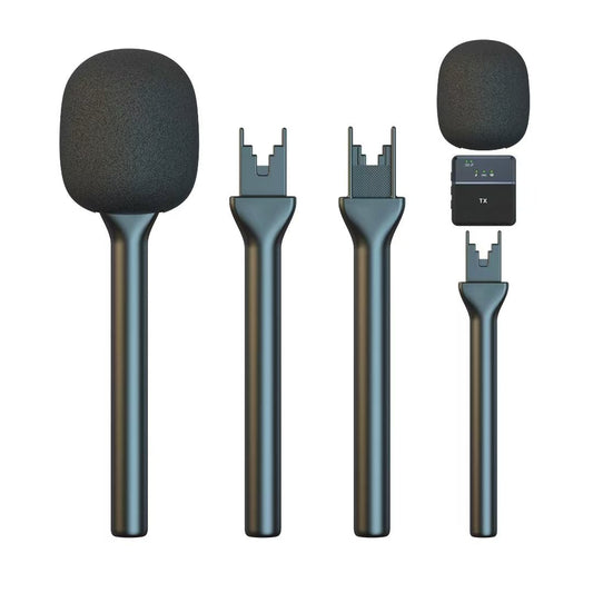 Wireless lavalier microphone interview stick of accessories - Omnigift